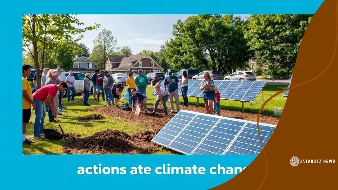 Local actions making a difference